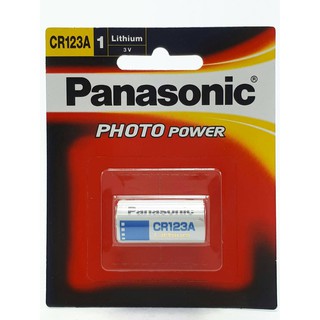 Panasonic CR-123A Lithium 3V ถ่านกล้องถ่ายรูป ก้อนสีขาว 1PACK (1 ก้อน)