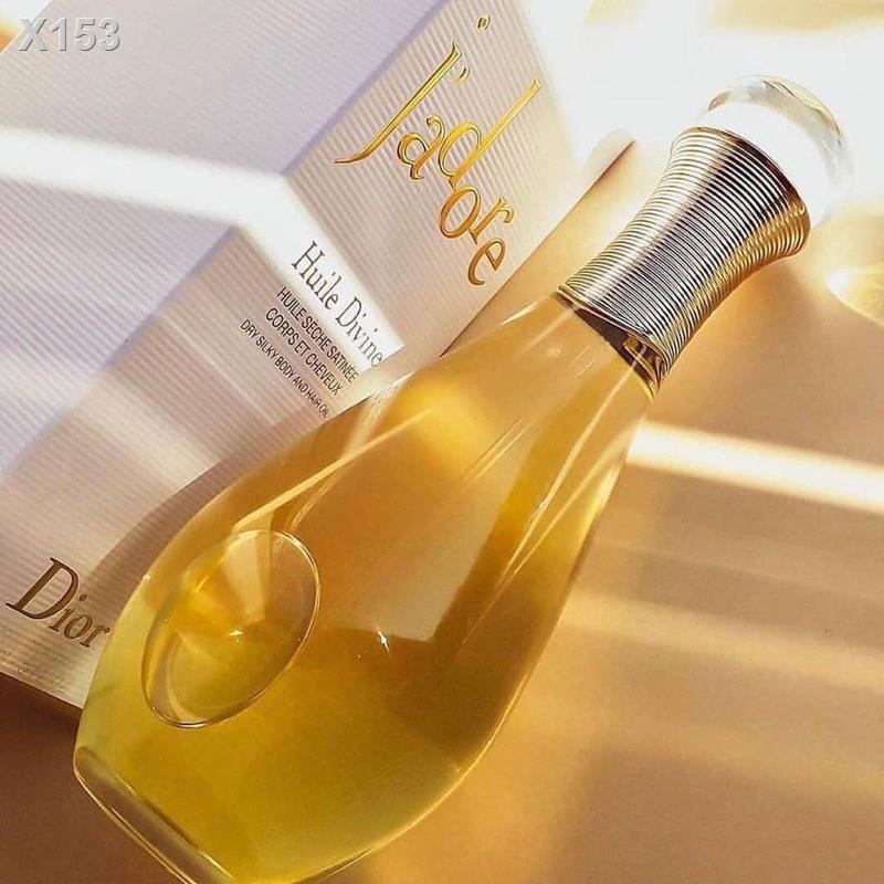 สเปรย์น้ำหอมสำหรับตัวและผม Dior Jadore Huile Divine Dry Silky Body And