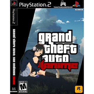 แผ่นเกมส์PS2 [GTA : ภาค ANIME LEGEND ALPHA] มีตัวละครเรื่องนารูโตะ เกมเพล2 แผ่นplay2 Grand Theft Auto