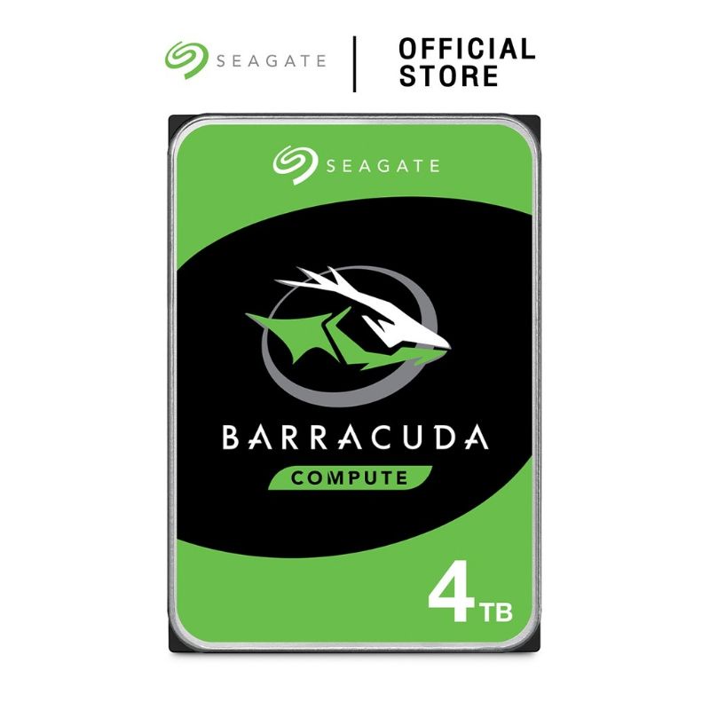 Seagate 4TB BarraCuda HDD 3.5" 5400RPM C/256MB SATA 6GB/s (ST4000DM004_3Y)