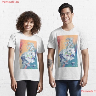 Kids see ghosts Essential T-Shirt Kanye West คานเย เวสต์ เย พิมพ์ลาย ผู้หญิง เสื้อยืดผู้ชาย เสื้อแนวสตรีท  คอกลมสามารถปร