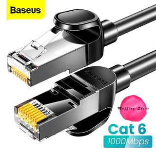 💜ถูกจริง/ส่งไว📦 Baseus สายแลน CAT6 สาย Lan RJ45 สายแบน Lan Cable 1เมตร , 3 เมตร , 5 เมตร , 8 เมตร