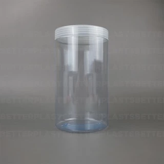 กระปุกพลาสติก 1000 กรัม PVC กระปุกครีม กระปุกเกลือสปา (ทรงแคริ่ง CA)