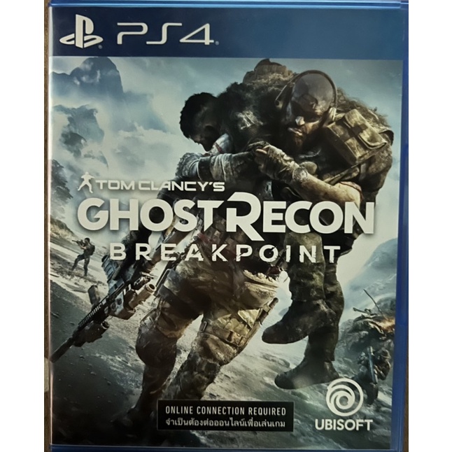 PS4 : แผ่นเกมส์ Ghost Recon Breakpoint TH มือสอง