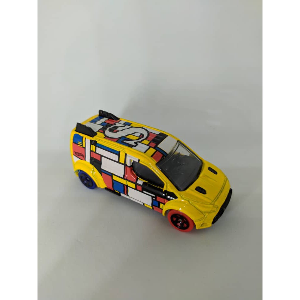 [หลวม]	BA2557-HOT WHEELS- Ford Transit Connect-loose-Kmart Exclusive	L126