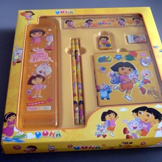 ชุดเครื่องเขียน 6 in 1 : Dora