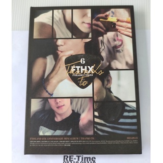 FT ISLAND - THANKS TO (FTISLAND 6TH ANNIVERSARY MINI ALBUM) CD + DVD มือ2