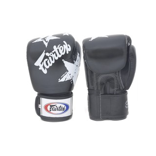 Fairtex แฟร์เท็กซ์ นวมชกมวย รุ่น BGV1 “Nation Prints” Collection สีน้ำเงินเข้ม 8,10,12,14,16 ออนซ์