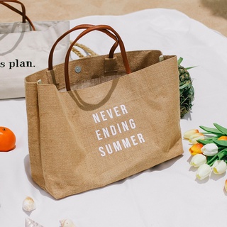 Zakka Market Bag : กระเป๋าปักชื่อ