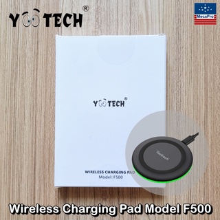 Yootech® Wireless Charging Pad Model F500 แท่นชาร์จไร้สาย Compatible with Galaxy Phone, Buds, iPhone, AirPods