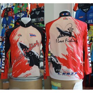 เสื้อตกปลา Poolsport :: เสื้อตกปลาสีแดงส้ม สวยมาก