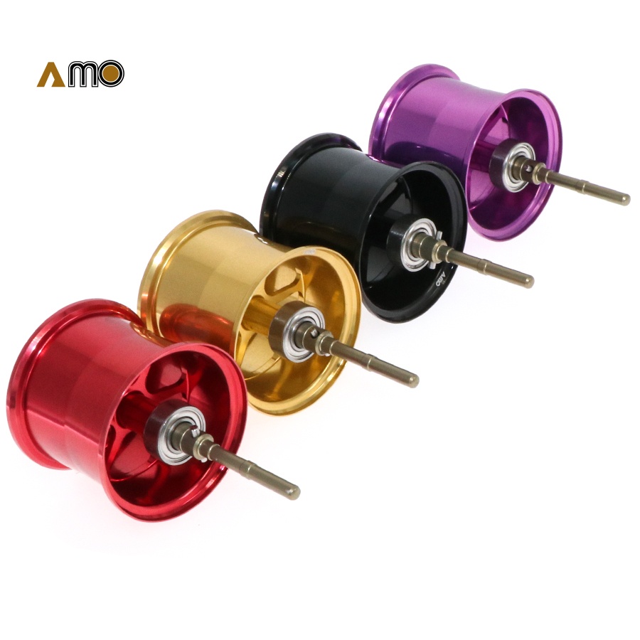 สปูน แต่ง Abu Bmax3 Pmax3 AMO น้ำหนักเบา 8.4g สำหรับ Abu Bmax3 Pmax3 Smax3 orra2 Decider7 สปูล Pro Black Silver max