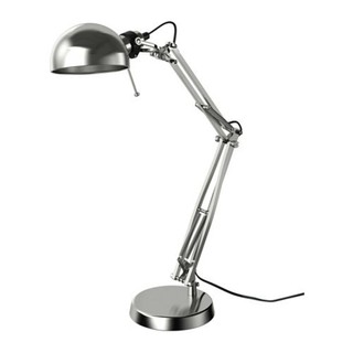 FORSA โคมไฟตั้งโต๊ะ-ทำงาน,อ่านหนังสือ Table-Work lamp สูง 35 cm(นิเกิล)