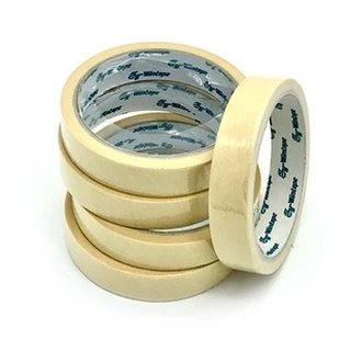 (KTS)เทปย่น Wintape เทปหนังไก่ เทปบังพ่น สีขาวนวล คุณภาพสูง ยาว 20 หลา เลือกขนาดได้