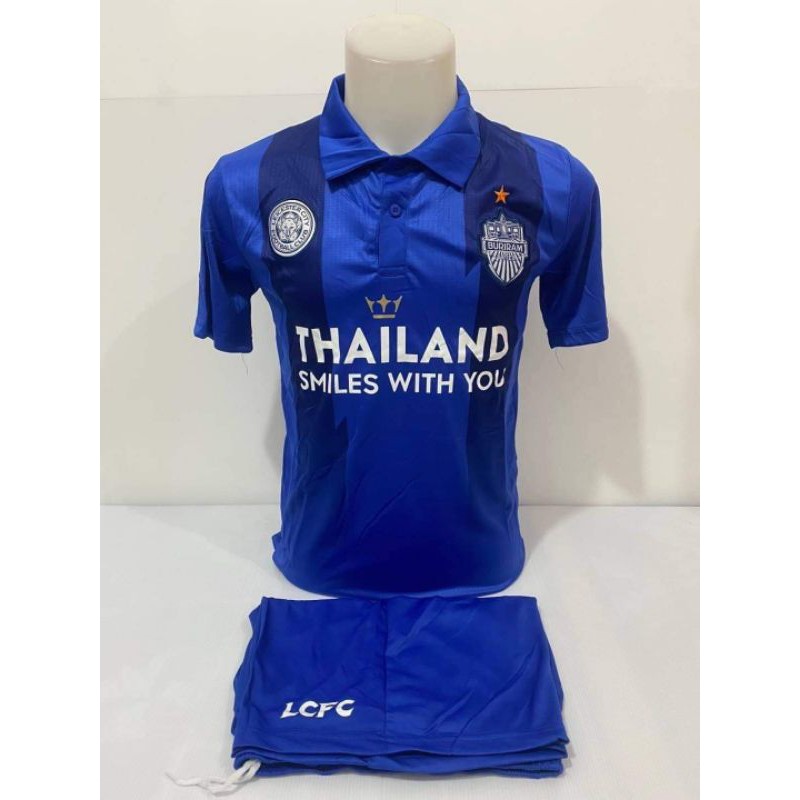 ชุดบอลชุดกีฬา ทีมบุรีรัมย์เลสเตอร์ 3XL  #ไซส์ใหญ่สุด ฤดูกาลใหม่ 2021 คอปก