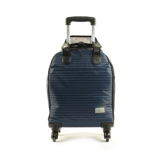 กระเป๋าเดินทางผ้า 18" TROLLEY CASE ลาย Ribbon Border Navy