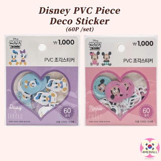 [Daiso Korea] Disney PVC Piece Deco Sticker 60P, Diary Decorating, Photo Card Decorating