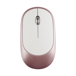 เม้าส์ไร้สาย Fmouse E101 Wireless 2.4G ค้ลายเมาส์ของ Mac มีแบตในตัวชาร์จผ่านสาย USB สำหรับทำงานหรือจะเล่นเกมก็ได้ สีชมพู