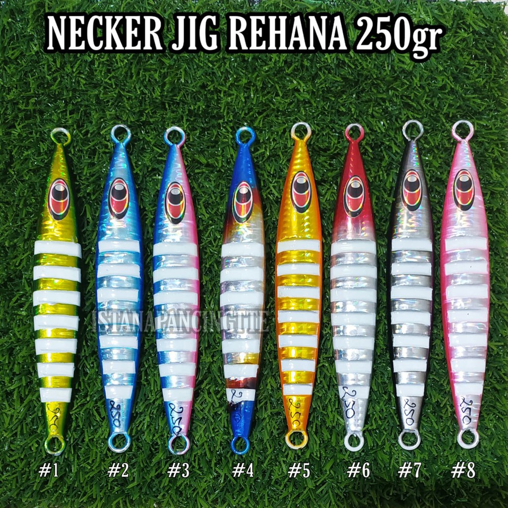 REHANA METALJIG NECKOWER JIG BAIT 100gr, 150gr, 200gr, 250gr