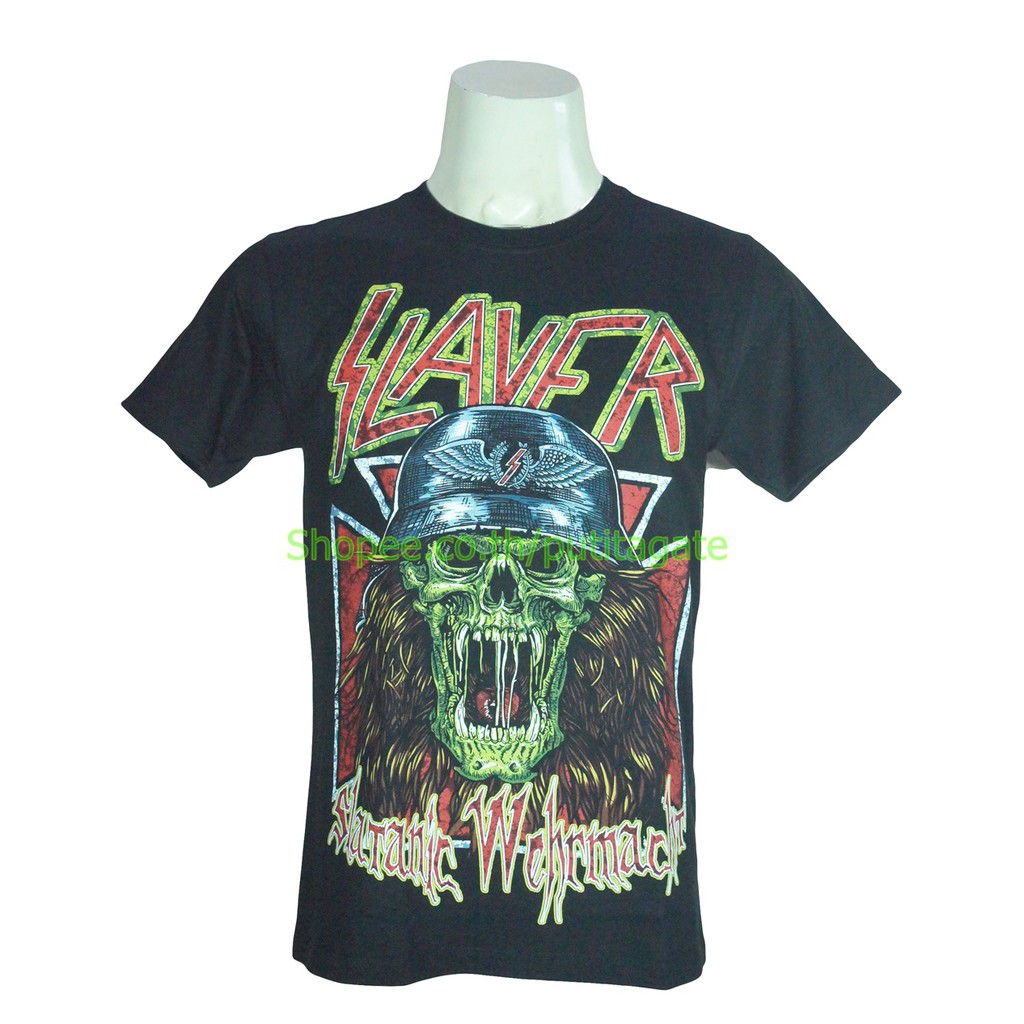 เสื้อวง Slayer เสื้อไซส์ยุโรป สเลเยอร์ PTA1127 เสื้อวงดนตรีต่างประเทศ ...