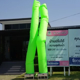 ท่อผ้าสกายทูป สีสะท้อนแสง สูง 5 เมตร