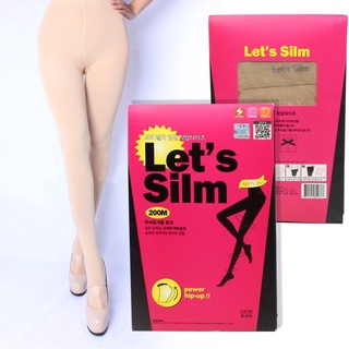 ถุงน่องขาเรียว ถุงน่องกระชับสัดส่วน Lets Slim 200M รุ่น Korea-Slim-Pant-00e-J1