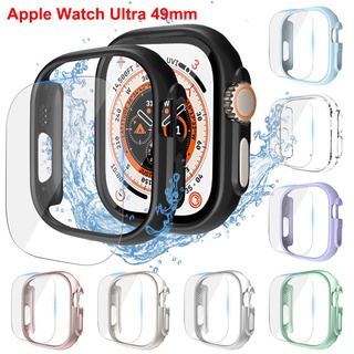 กระจกนิรภัย และเคสป้องกันหน้าจอ PC 49 มม. อุปกรณ์เสริม สําหรับ Apple Watch iWatch series Ultra 49 มม.