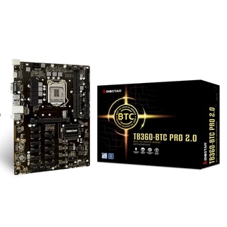 MAINBOARD BIOSTAR TB360-BTC PRO 2.0 CPU Supports 9th &amp; 8th Generation Intel (รับประกัน1ปี)