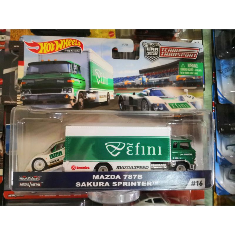 Hotwheels​ Team transport​ : Mazda 787B Sakura Sprinter