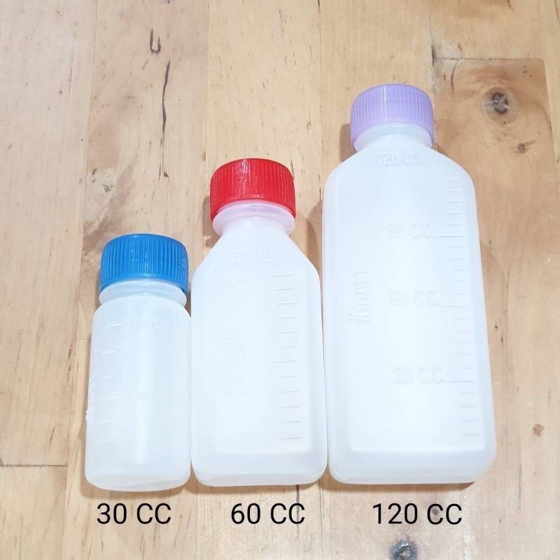 ขวดพลาสติก ขวดยาน้ำ 30cc 60cc 120cc Food Medical Grade