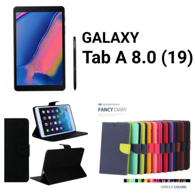 (WIN)Mercury เคสGalaxy Tab A8.0(2019) with S PEN SM-P205 งานเกาหลี ตั้งได้ Dtfd