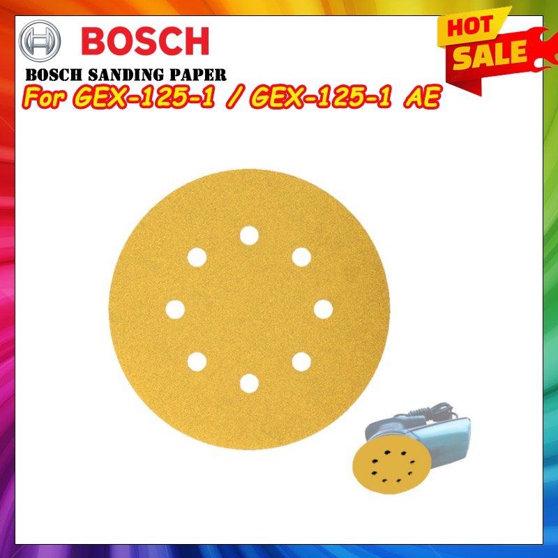 กระดาษขัดเงา Bosch สําหรับ GEX-125-1 / GEX-125-1 AE