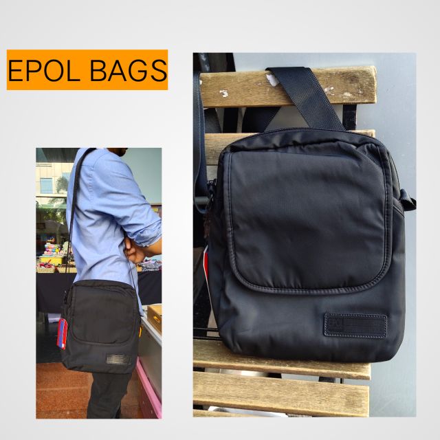EPOL Bags รุ่นEP29671 กระเป๋าสะพายข้าง ทรงตั้ง กระเป๋าสะพายข้างชาย