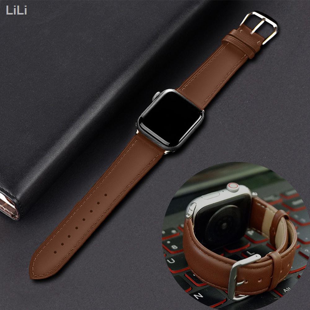 ❈◕สาย iwatch5 apple watch4/3/2/1 watch สายหนังสากล 38/42 มม.