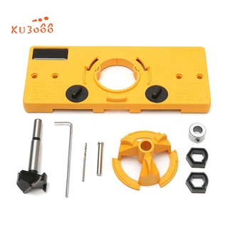 35MM Cup Style Hinge Boring Jig Drill Guide Set Door Hole Template For Kreg Tool