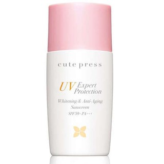 CUTE PRESS ครีมกันแดด UV EXPERT PROTECTION WHITENING &amp; ANTI-AGING SPF 50+ PA++++ 30ml.