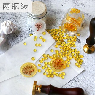 เม็ดครั่ง แบบใสกระปุกเล็ก เม็ดขี้ผึ้ง สำหรับตราประทับครั่ง sealing wax (พร้อมส่งจากไทย)