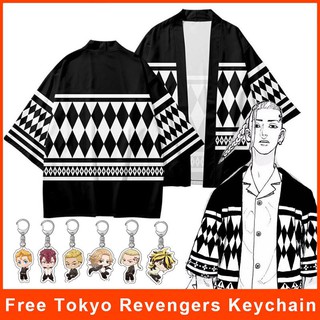 เสื้อคลุมกิโมโนพิมพ์ลายอะนิเมะ Tokyo Revengers Ken Ryuguji Draken