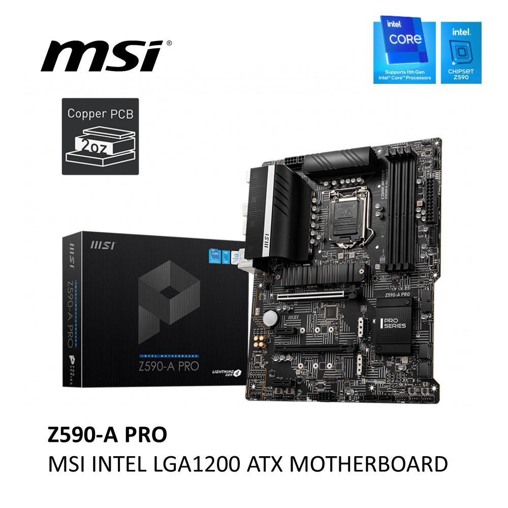 Z590-A PRO INTEL LGA1200 ATX MOTHERBOARD