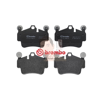 P65 014B ผ้าเบรก-F/R-แท้ BREMBO รุ่น Black : PORSCHE 911 (997) 08-&gt; การันตีคุณภาพมาตรฐานโดย " เครอป อะไหล่ยนต์"