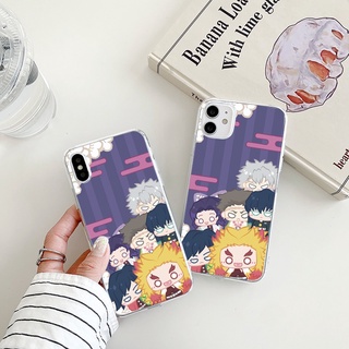 Demon Slayer เคสไอโฟน 13 14 promax 8พลัส เคส iPhone 13 12 11 pro max 7 8 se 2020 7plus 8plus Xr Xs X max phone case นิ่ม