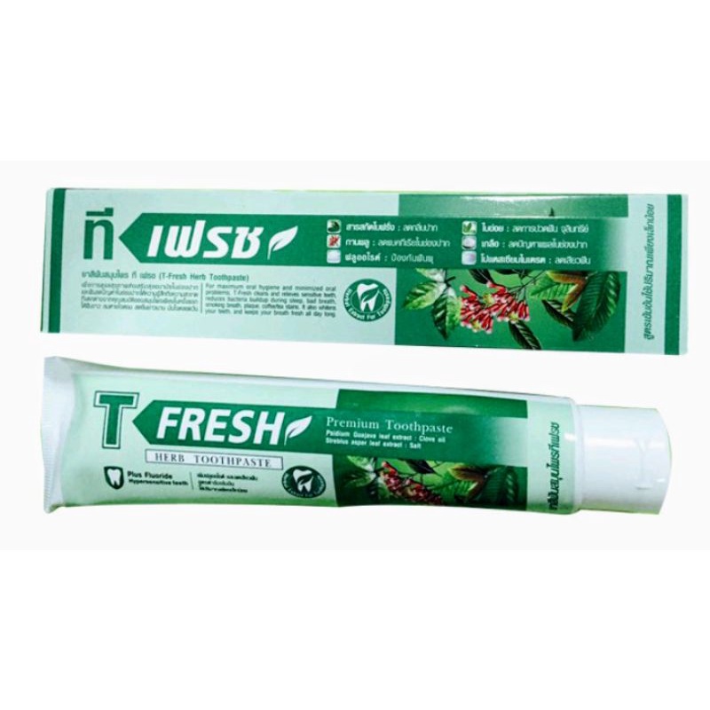 ยาสีฟัน ทีเฟรช PGP T-FRESH (1 หลอด200กรัม)