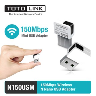 TOTOLINK N150USM 150Mbps Wireless N Nano USB Adapter  รับสัญญาณ WIFI