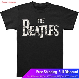 เสื้อยืดแขนสั้นลําลอง เข้ารูป พิมพ์ลายโลโก้ Swordsman Beatles สีดํา สําหรับผู้ชาย