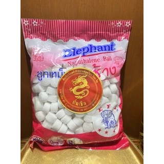 ลูกเหม็นตราเพรสและตราช้างบรรจุห่อละ800กรัมใช้สะดวกไล่แมลงมดต่างๆดับกลิ่น