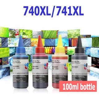 pg 740 cl 741 หมึก pg740 cl741 ดำ pg740xl cl741xl หมึกรีฟิลใช้ได้กับ MX517 MX437 MX377 MG3170 MG2170  MG2270  MG3170