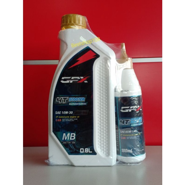 น้ำมันเครื่อง น้ำมันเฟืองท้าย รุ่นGPX DRONE/Tuscany150A/B