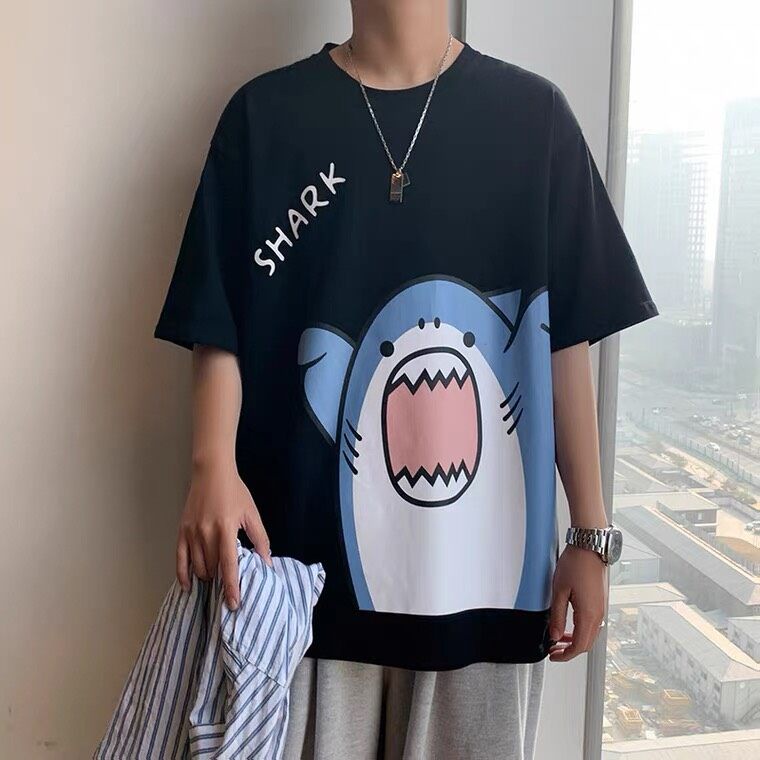 พร้อมส่ง เสื้อทีเชิร์ต เสื้อยืดคอกลมแฟชั่น