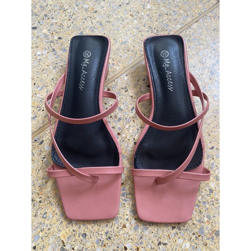 #ส่งต่อ  #รองเท้าเเตะสไตล์เกาหลี  #มีส้น #Mg-access