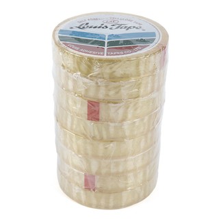 เทปใส แกน 3 นิ้ว 3/4 นิ้วx36 หลา (แพ็ค8ม้วน) หลุยส์ Transparent core tape 3  3/4  x36 yd (pack 8 rolls) Louise